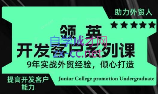 城哥·领英开发客户系列课-chywc