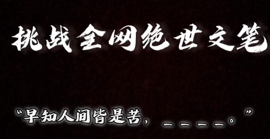 视频号小众玩法，文笔挑战，互动拉满，轻松赚取分成收益！小白也可当天上手-chywc