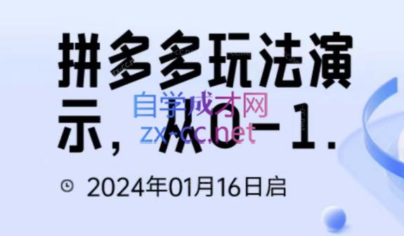吴老师·拼多多从选品到截流到付费的玩法技巧-chywc