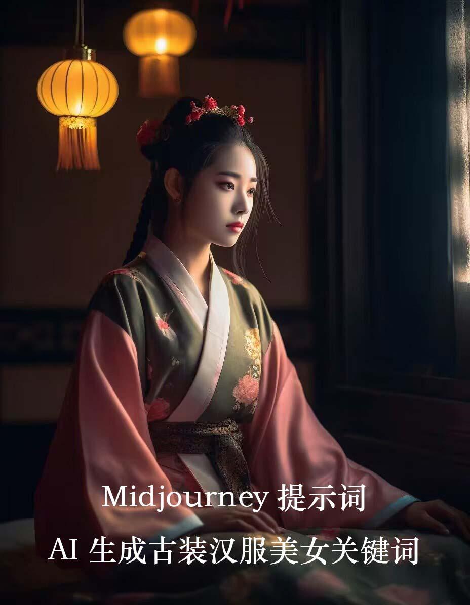 Midjourney关键词-AI生成中国风古装汉服美女人像提示关键词-chywc