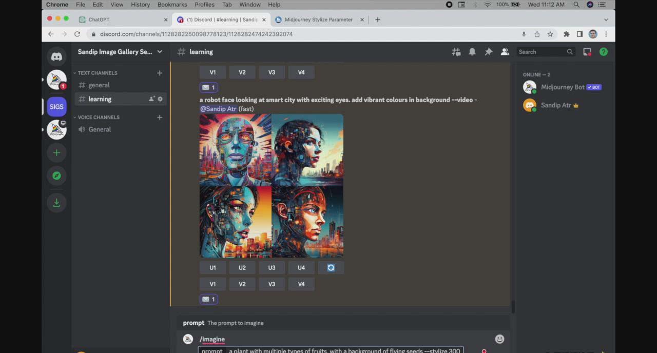 图片[2]-ChatGPT4 和 MidJourney AI 绘画聊天革命性指南教程-33节视频课-中英字幕-chywc