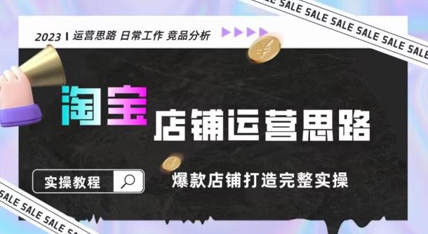 2023淘宝店铺运营全攻略：竞品分析，打造爆款店铺完整实操（附运营思维素材）-chywc