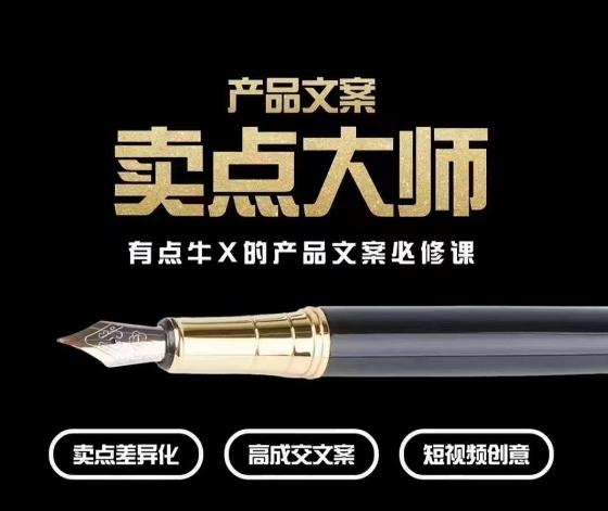 产品文案【卖点大师】高转化电商，有点牛X的产品文案必修课-chywc