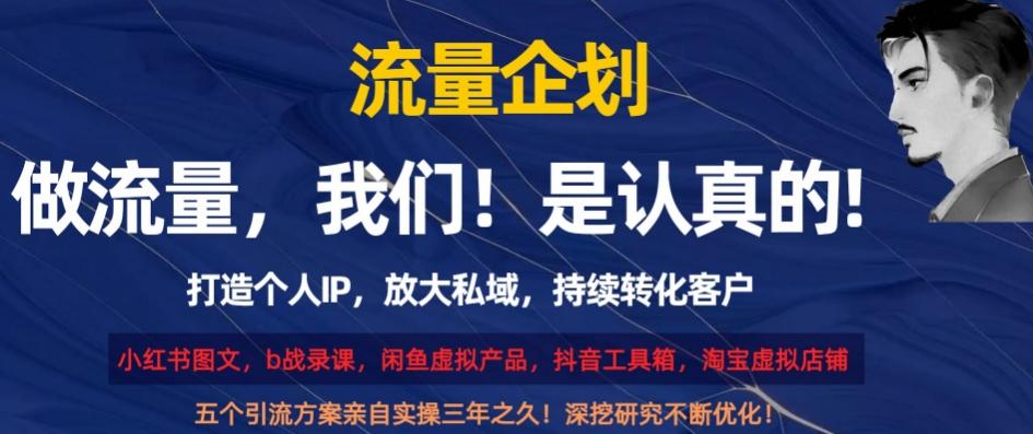 流量企划，打造个人IP，放大私域，持续转化客户【揭秘】-chywc