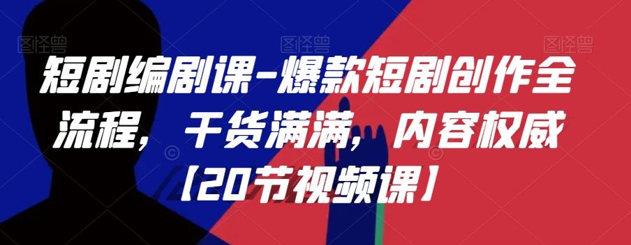 短剧编剧课-爆款短剧创作全流程，干货满满，内容权威【20节视频课】-chywc
