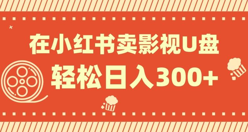 在小红书上卖影视U盘，轻松日入300+，操作简单，小白可轻松上手-chywc
