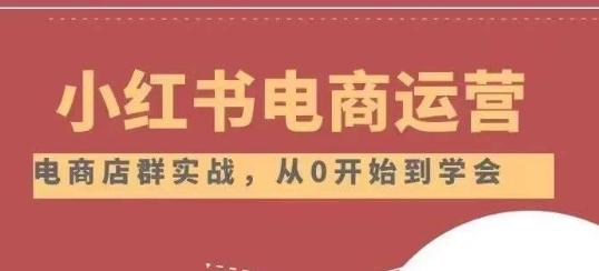 小红书店铺运营从小白到大神2.0，从入门到精通-chywc