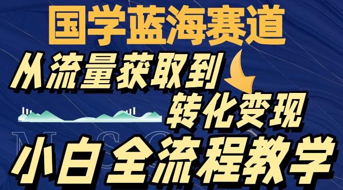 国学蓝海赛道，从流量获取，到转化变现，全流程教学-chywc
