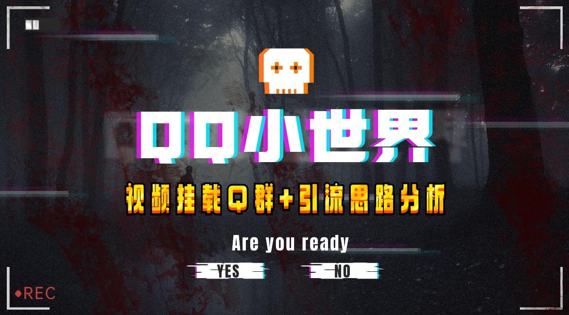 【全网首发】QQ小世界_Q群挂载教程+引流思路分析-chywc