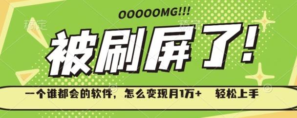 一个谁都会的软件，怎么变现月1万+轻松上手-chywc