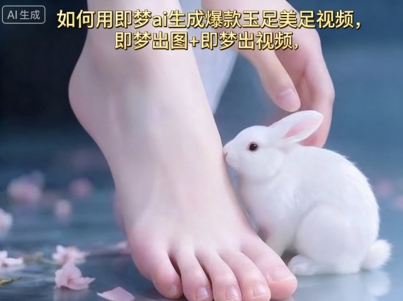 如何用即梦ai生成爆款玉足美足视频，即梦出图+即梦出视频，快速涨粉-chywc