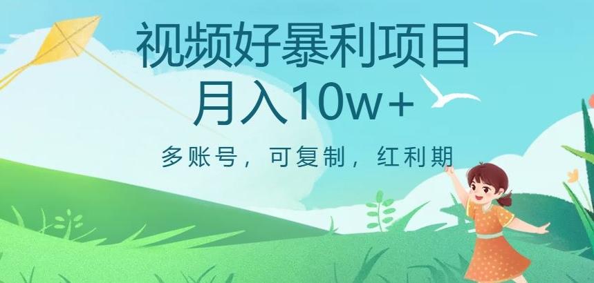 视频号暴利项目，多账号，可复制，红利期，月入10w+【揭秘】-chywc
