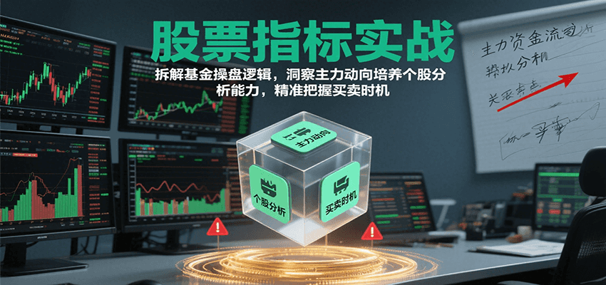 股票指标实战，基金操盘逻辑拆解，洞察主力动向培养个股分析能力把握买卖时机(更新)-chywc