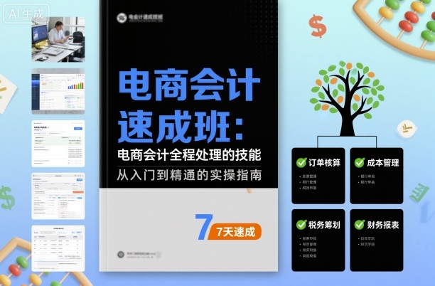 电商会计速成班，电商会计全程处理的技能-chywc