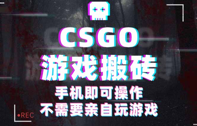 CSGO游戏挂机捡漏，单日扫货500+，年底小高峰上车可吃肉，手机即可操作…-chywc
