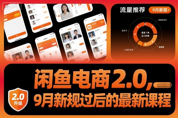 闲鱼电商2.0，9月新规过后的最新课程-chywc