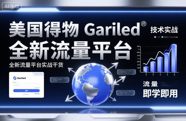 美国得物Gariled技术实战，全新流量平台​实战干货，即学即用-chywc