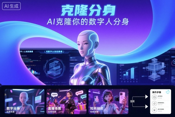 AI数字人认知实操课，克隆你的数字人分身-chywc