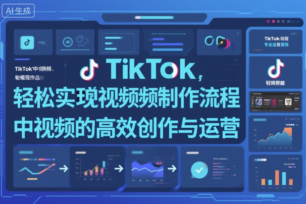 TikTok中视频制做流程，轻松实现Tk中视频的高效创作与运营-chywc