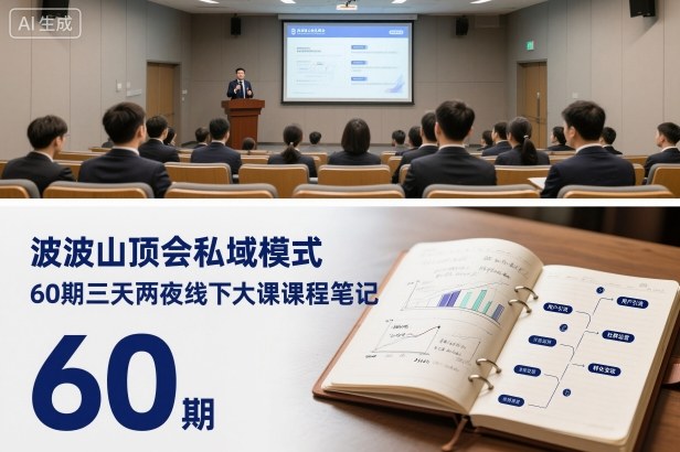 波波山顶会私域模式60期三天两夜线下大课课程笔记(文档)-chywc