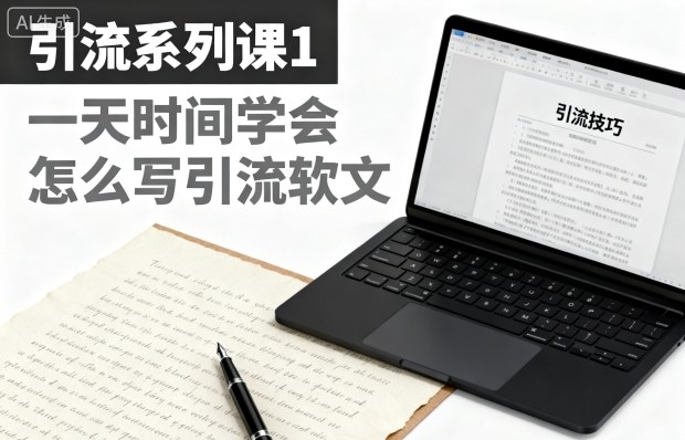 引流系列课1，一天时间学会怎么写引流软文-chywc