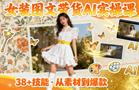 女装图文带货的AI实操课-chywc