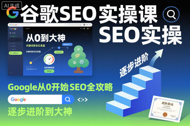 谷歌SEO实操课，Google从0开始SEO全攻略，逐步进阶到大神-chywc
