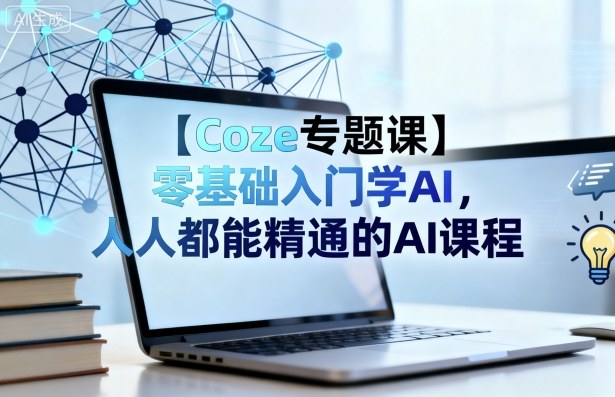【Coze专题课】零基础入门学AI，人人都能精通的AI课程-chywc
