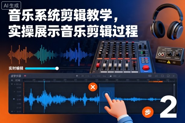 音乐系统剪辑教学，实操展示音乐剪辑过程-chywc