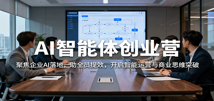 AI智能体创业营：聚焦企业AI落地，助全员提效，开启智能运营与商业思维突破-chywc