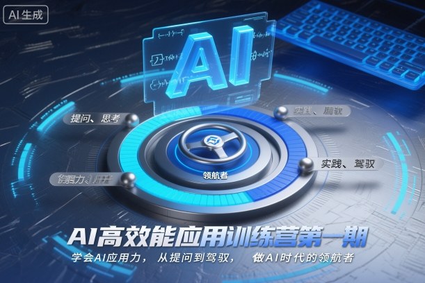 AI高效能应用训练营第一期，学会AI应用力，从提问到驾驭，做AI时代的领航者-chywc
