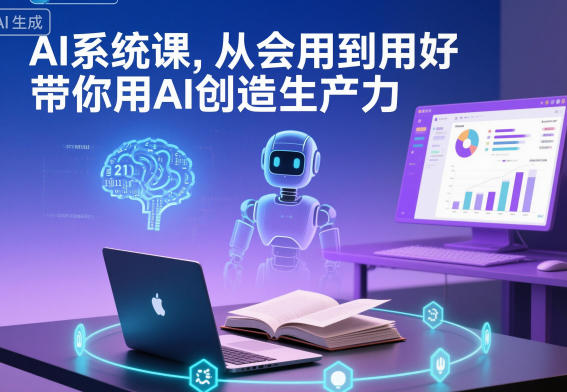 AI系统课，从会用到用好，带你用AI创造生产力-chywc