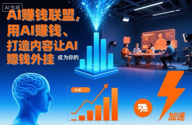 AI賺钱联盟，用AI賺钱、打造内容让AI成为你的賺钱外挂-chywc