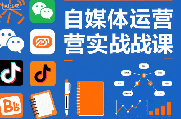自媒体运营实战课，掌握一套系统的自媒体运营底层方法论，成为优秀的内容创作者-chywc