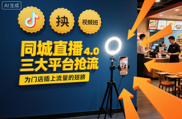 同城直播实操班4.0，三大平台抢流，为门店插上流量的翅膀-chywc