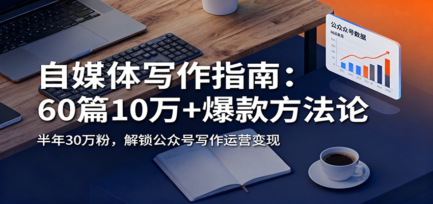 自媒体写作指南：60篇10万+爆款方法论，半年30万粉，解锁公众号写作运营变现-chywc