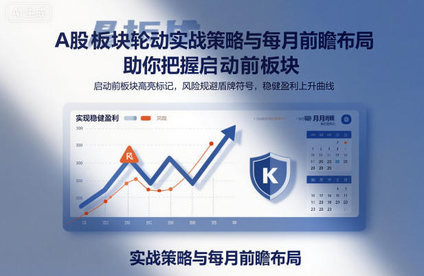 A股板块轮动实战策略与每月前瞻布局，助你把握启动前板块，规避风险，实现稳健盈利-chywc