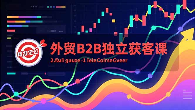 外贸B2B独立获客课，Facebook主页搭建、消息互动广告、精准定位，打造高询盘系统-chywc