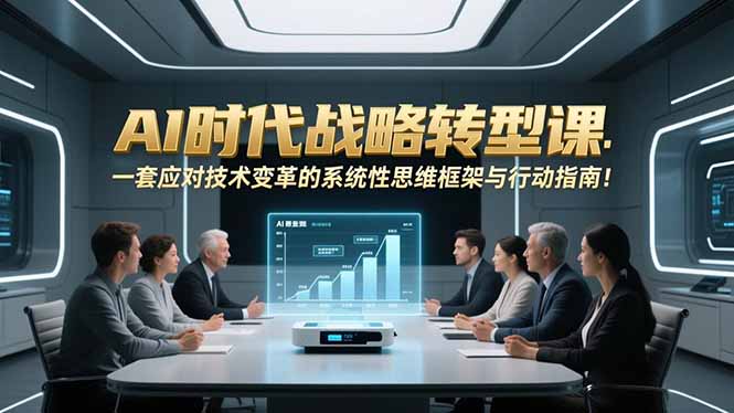 AI时代战略转型课：一套应对技术变革的系统性思维框架与行动指南！-chywc