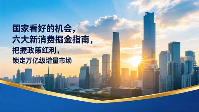 某付费文章：国家看好的机会，六大新消费掘金指南，把握政策红利，锁定万亿级增量市场-chywc