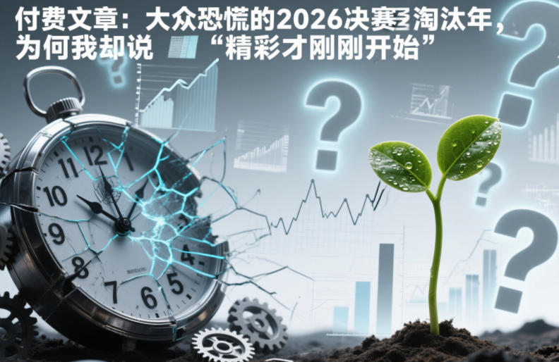 付费文章：大众恐慌的2026决赛淘汰年，为何我却说“精彩才刚刚开始”？-chywc