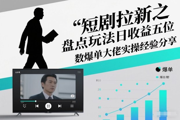 短剧拉新之盘点玩法日收益五位数爆单大佬实操经验分享-chywc