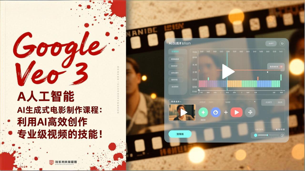Google Veo 3人工智能AI生成式电影制作课程：利用AI高效创作专业级视频的技能！-chywc