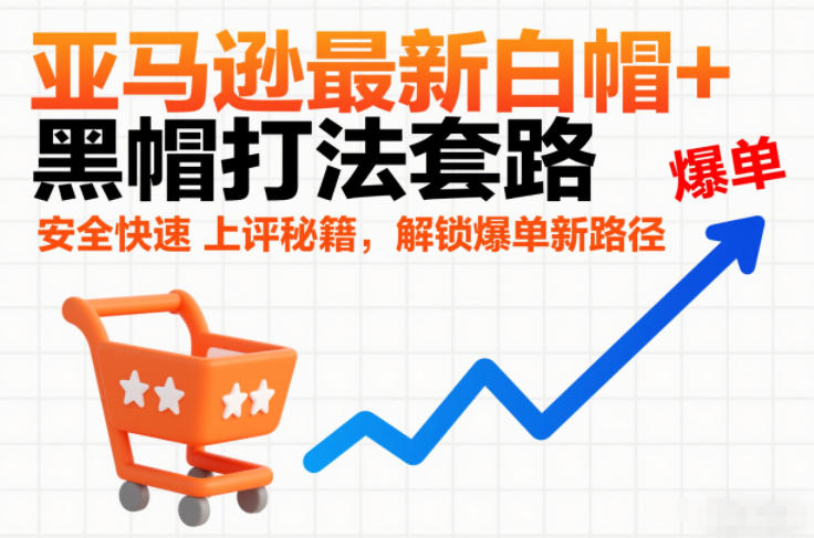 亚马逊最新白帽+黑帽打法套路，安全快速上评秘籍，解锁爆单新路径-chywc