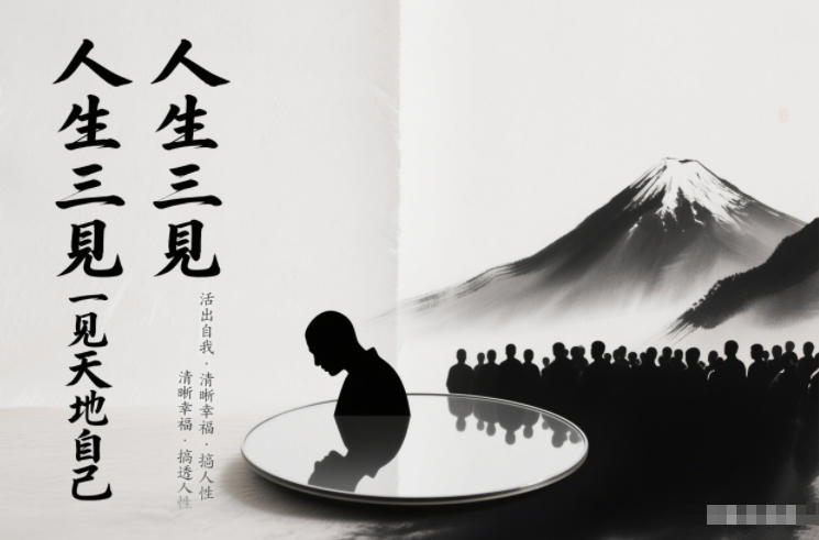 人生三见一见天地见众生见自己，活出自我拥有清晰幸福人生，搞透人性-chywc