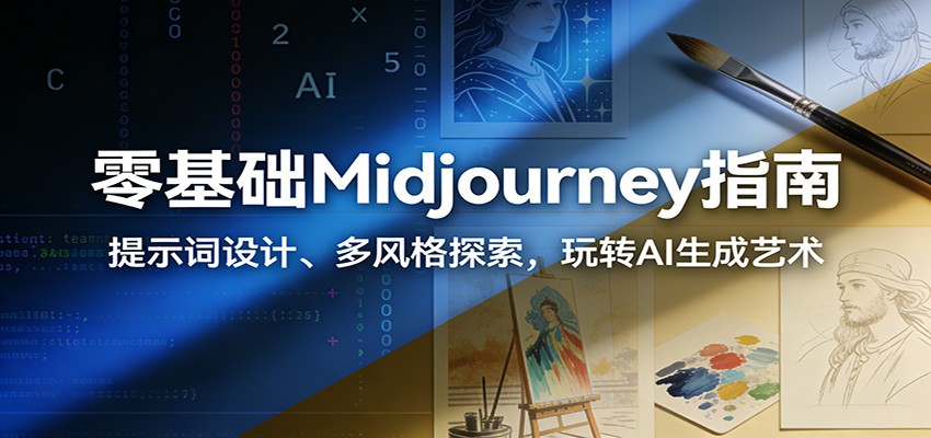 零基础Midjourney指南：提示词设计、多风格探索，玩转AI生成艺术-chywc