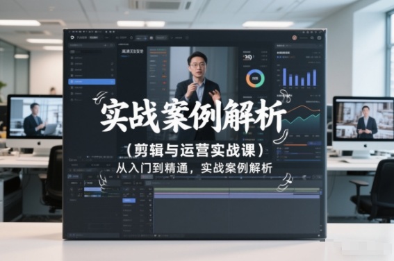 剪辑与运营实战课，从入门到精通，实战案例解析(更新2026)-chywc