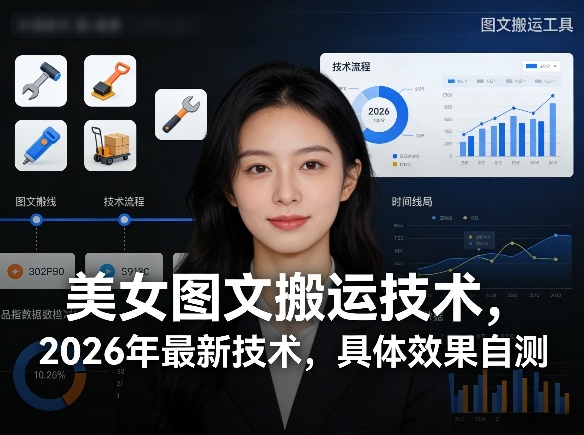美女图文搬运技术，2026年最新技术，具体效果自测-chywc