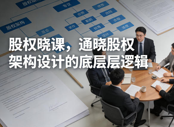 股权晓课，通晓股权架构设计的底层逻辑-chywc