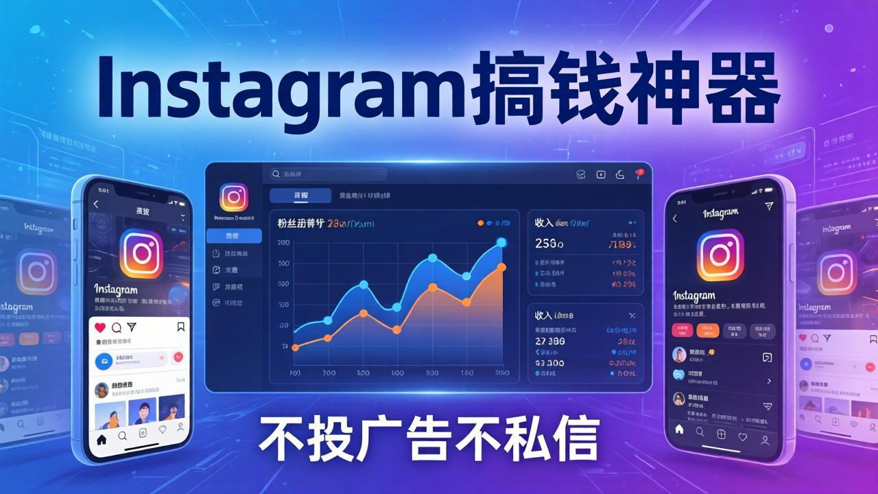 Instagram搞钱神器：月涨6万粉+月入5万刀，不投广告不私信，靠算法+低价产品-chywc